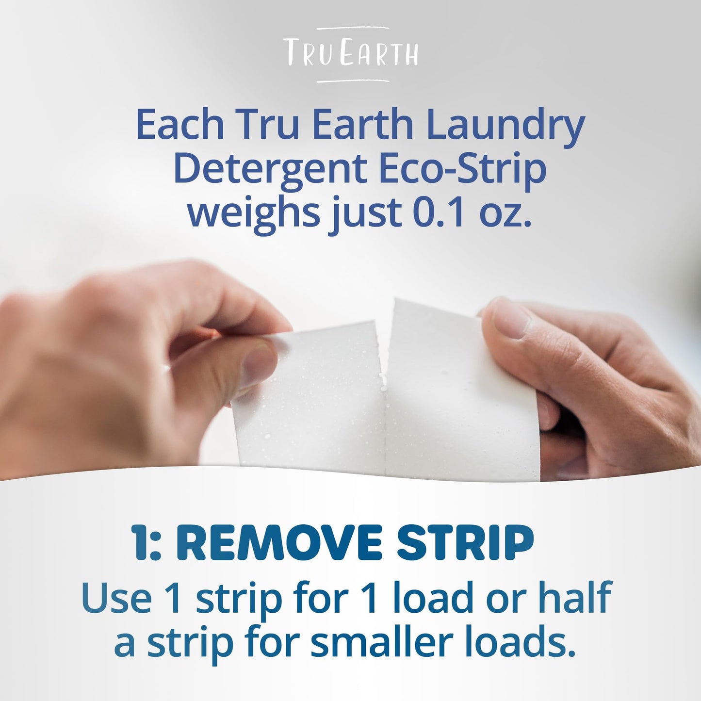 Tru Earth Platinum - Heavy Duty Laundry Detergent Sheets - Up to 128 Loads (64 Sheets), Fresh Linen Scent - Ultra-Concentrated - Eco-Friendly Laundry Sheets