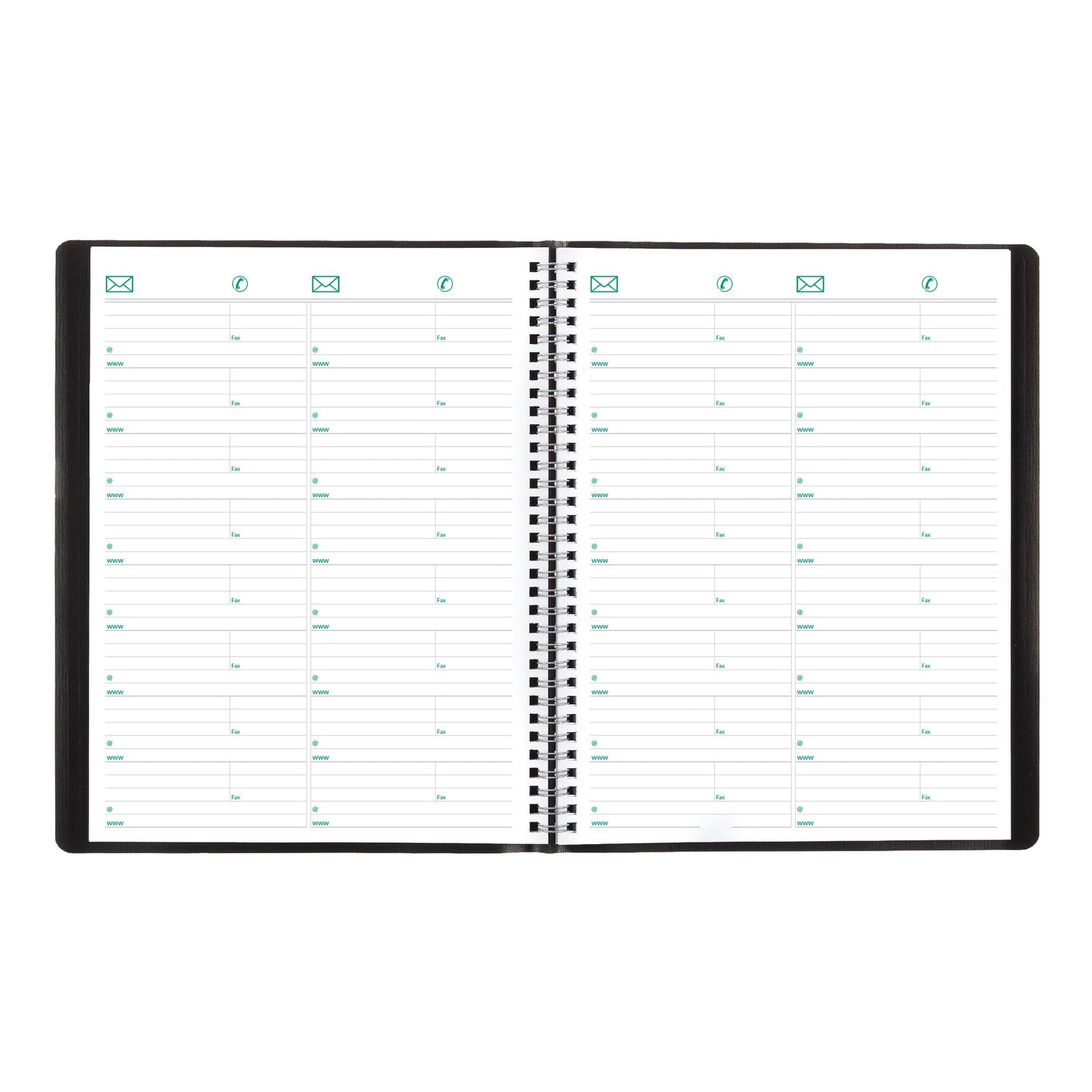 Brownline 2024 EcoLogix Weekly Planner, Appointment Book, 12 Months, January to December, Twin-Wire Binding, 11" x 8.5", Black, Recycled (CB425W.BLK-24)