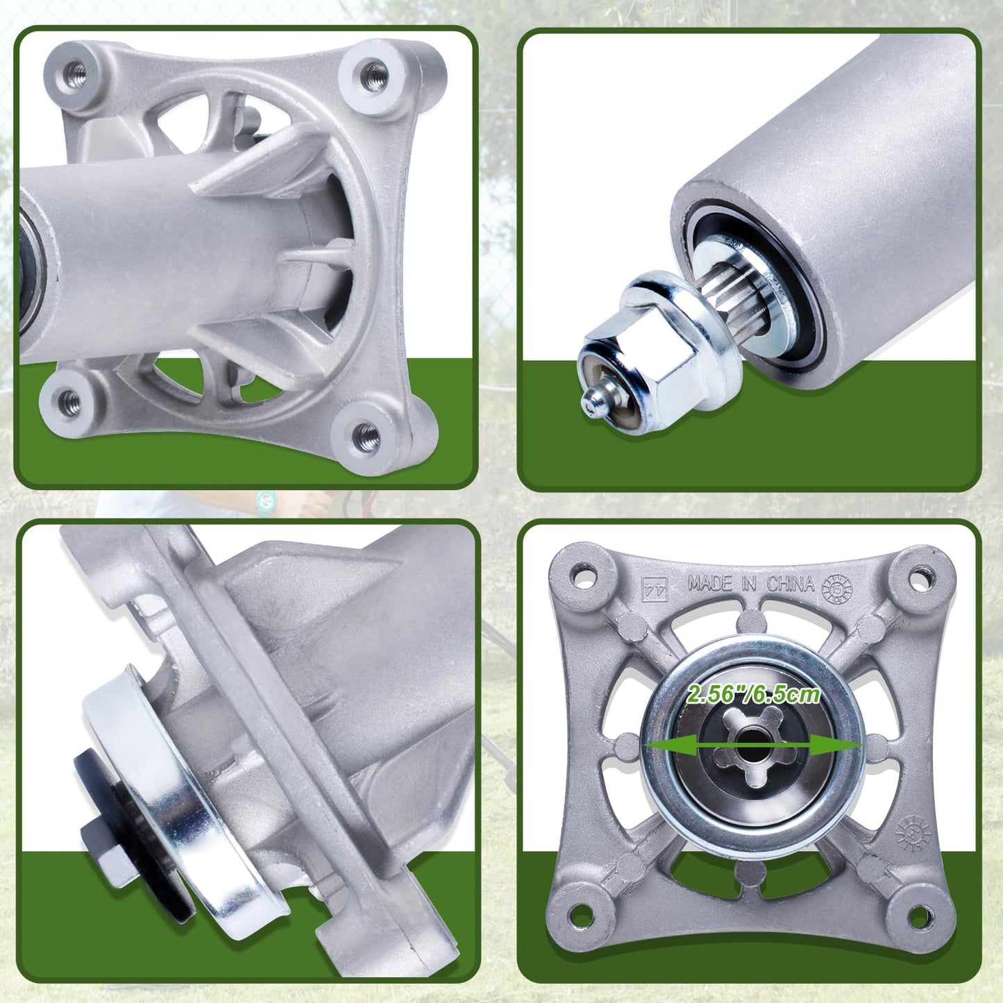 532187281 187292 532187292 587819701 Spindle Assembly Compatible with Husqvarna/Craftsman/AYP/Poulan 54 Inch Decks,Compatible with Ariens 21546238 21546299