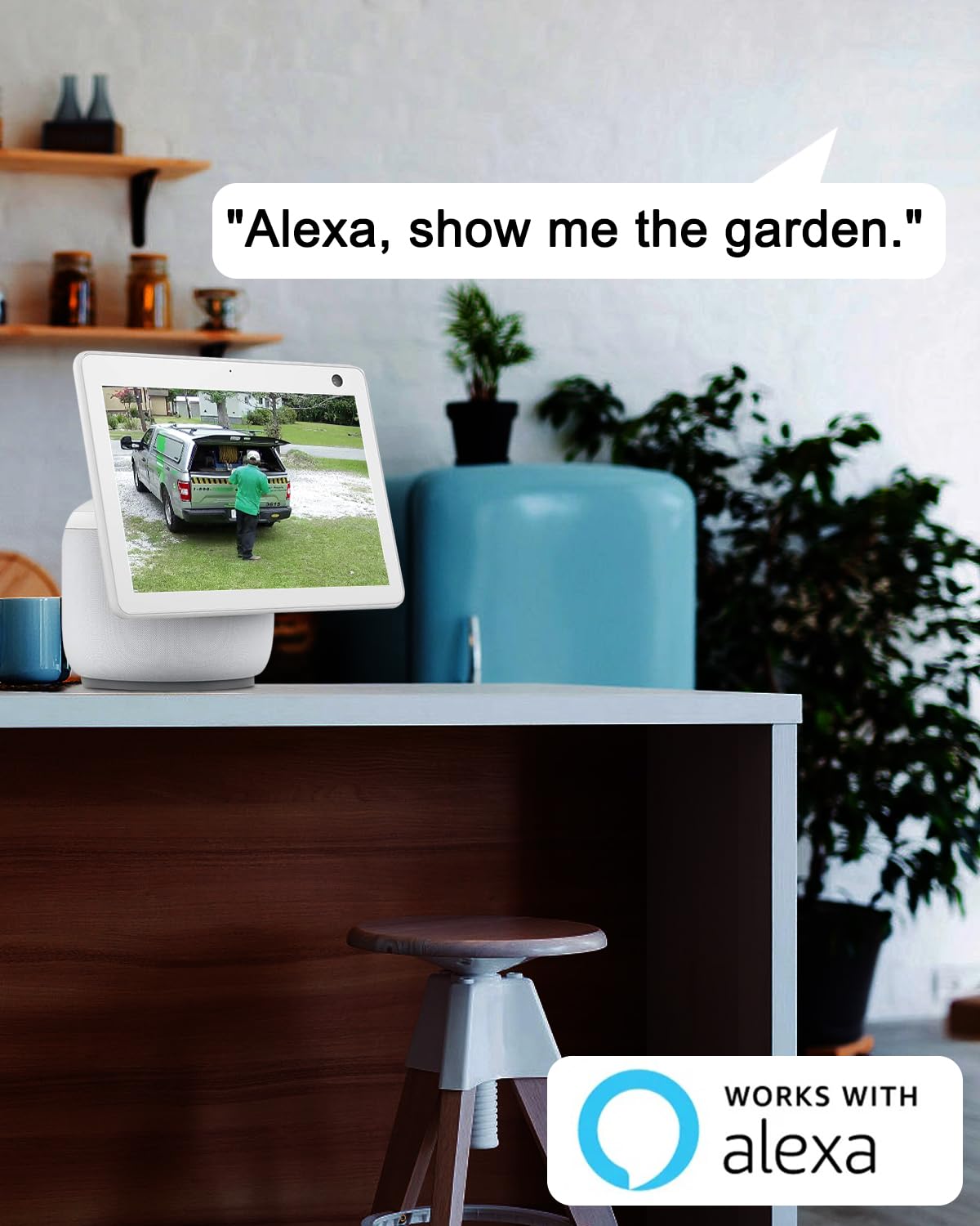 ANRAN Solar Security Cameras Wireless Outdoor, 2K Camera Surveillance Exterieur with Embedded Solar Panel, Color Night Vision, PIR Human Detection, 2-Way Talk, Works with Alexa, IP67 Waterproof, C3