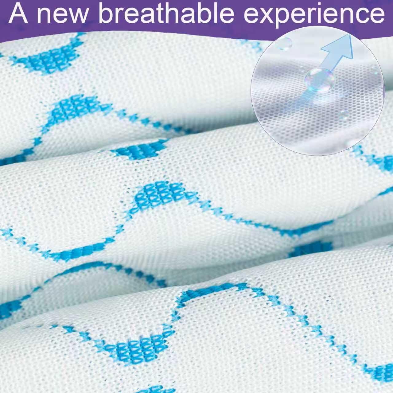 Memory Foam Pillows Queen Size Set of 2, Adjustable Cooling Pillow for Side Back Stomach Sleepers with Washable Removable Cover