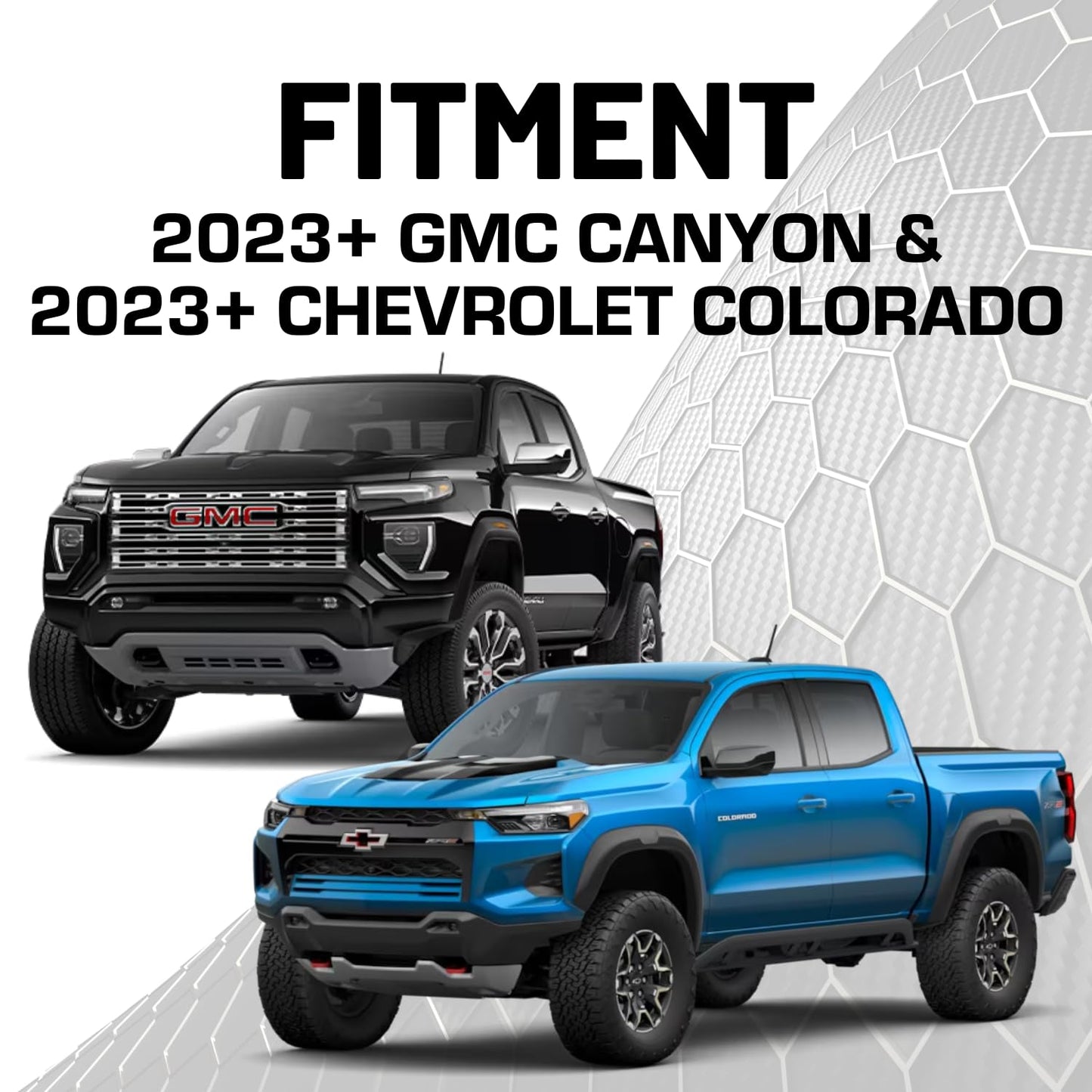 Bulletpoint RubiGrid Metal Dash Mount Phone Holder Compatible with 2023+ Chevrolet Colorado & GMC Canyon