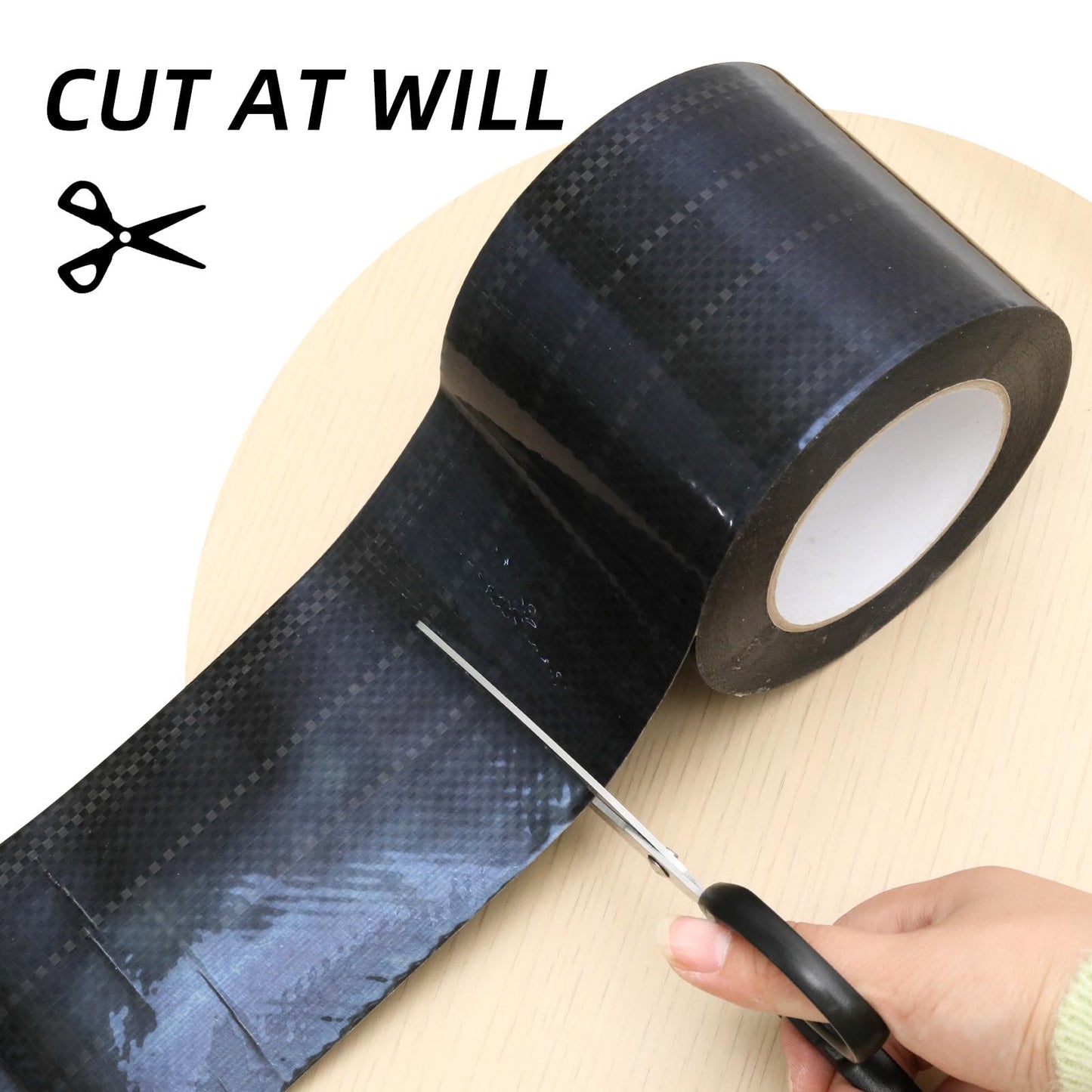 ROSEUP RV Underbelly Tape 4" x 65 ft, Heavy Duty Waterproof Bottom Board Repair Material for Campers, Travel Trailers & Mobile Homes, Permanent Adhesive Patch
