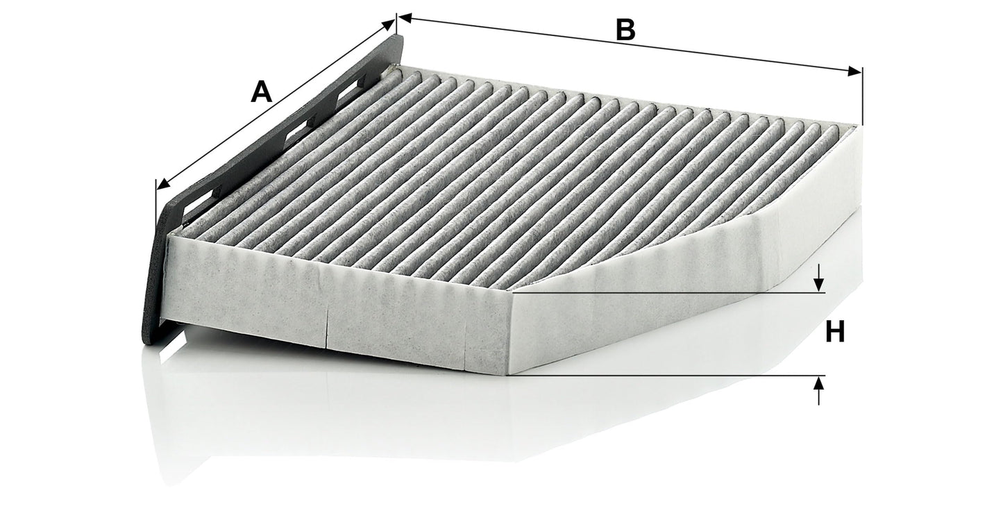 MANN-FILTER CUK 2939 Cabin Air Filter with Activated Carbon