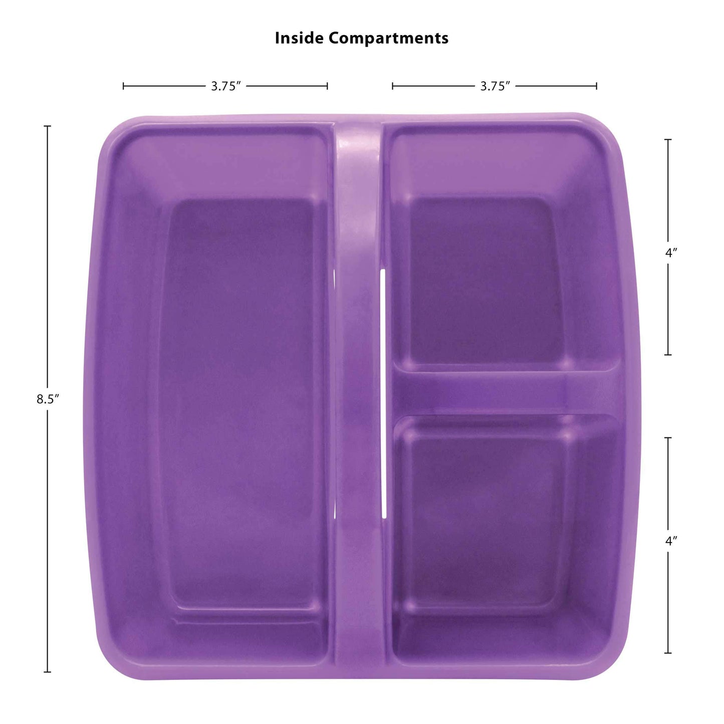 Primary Colors Plastic Storage Caddies - 6 Pack