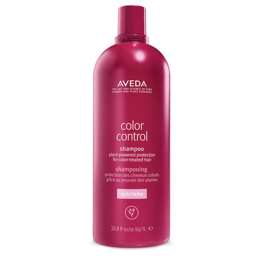 Aveda Colour Control Rich Shampoo | Colour Protection Shampoo | Fights Fade | for Medium to Thick Colour-Treated Hair Types | Silicone Free, 1000ml