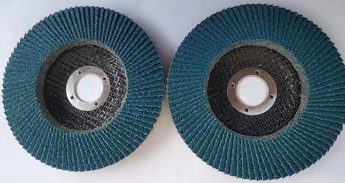 Jumbo Beast 5" x 7/8" inch 25 Pack by Scotia PRO Flap Discs, Extra Thick Heavy-Duty Zirconia Grinding & Sanding Wheels – 40 Grit, Long Life, Industrial Flapper Discs for Metal & Wood
