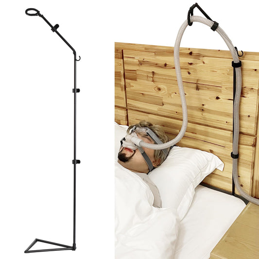 ALADUSA CPAP Hose Holder, Removable and Assemblable Foldable CPAP Hose Hanger Support Comfort and Untangled Sleep,CPAP Supply CPAP Accessories