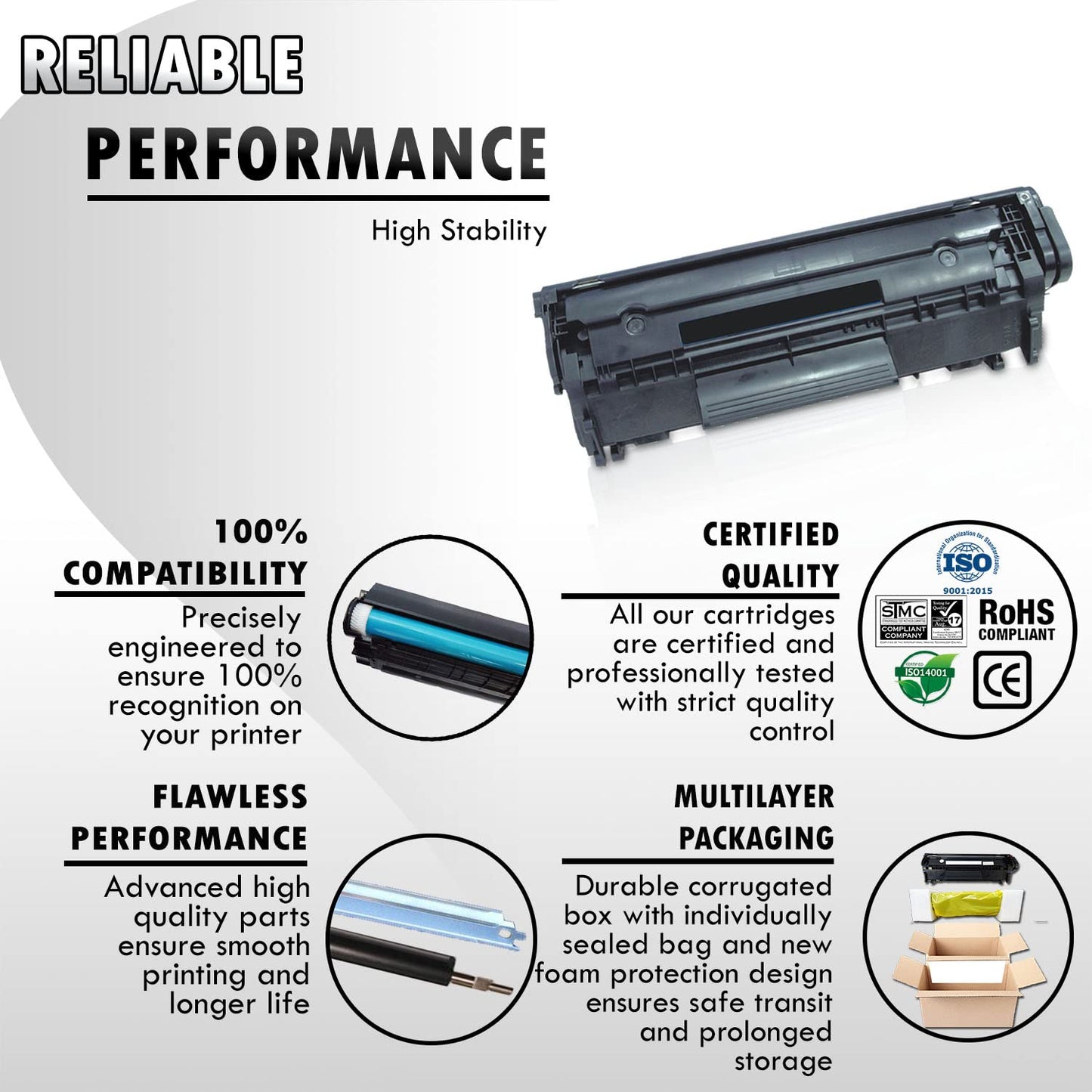 3 Inkfirst Compatible Toner Cartridges Replacement for Canon 104 FX9 FX10 0263B001AA FAXPHONE L120 L90 imageCLASS MF4150 MF4270 MF4350D MF4370DN MF4690 D480