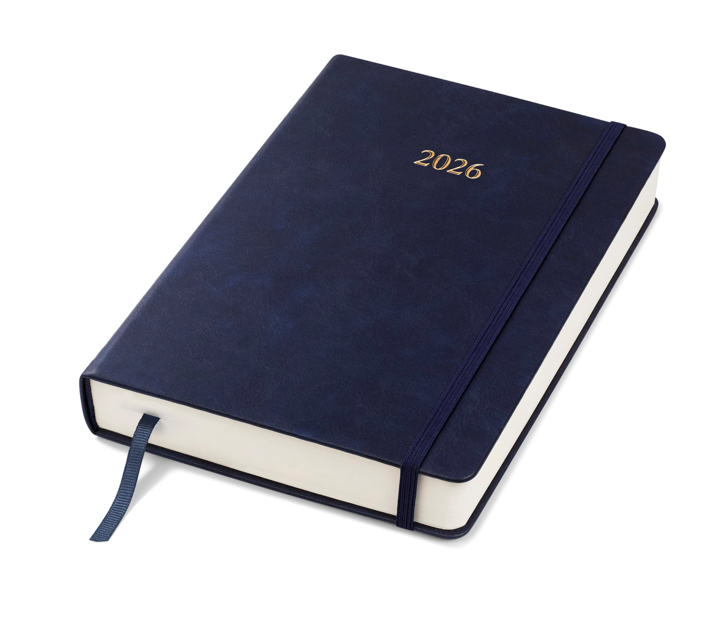 Wykeham's Executive 2026 Daily Journal Planner – Canadian Public Holidays & Format – Customisation Available (Royal Blue, 8.5"×5.5")