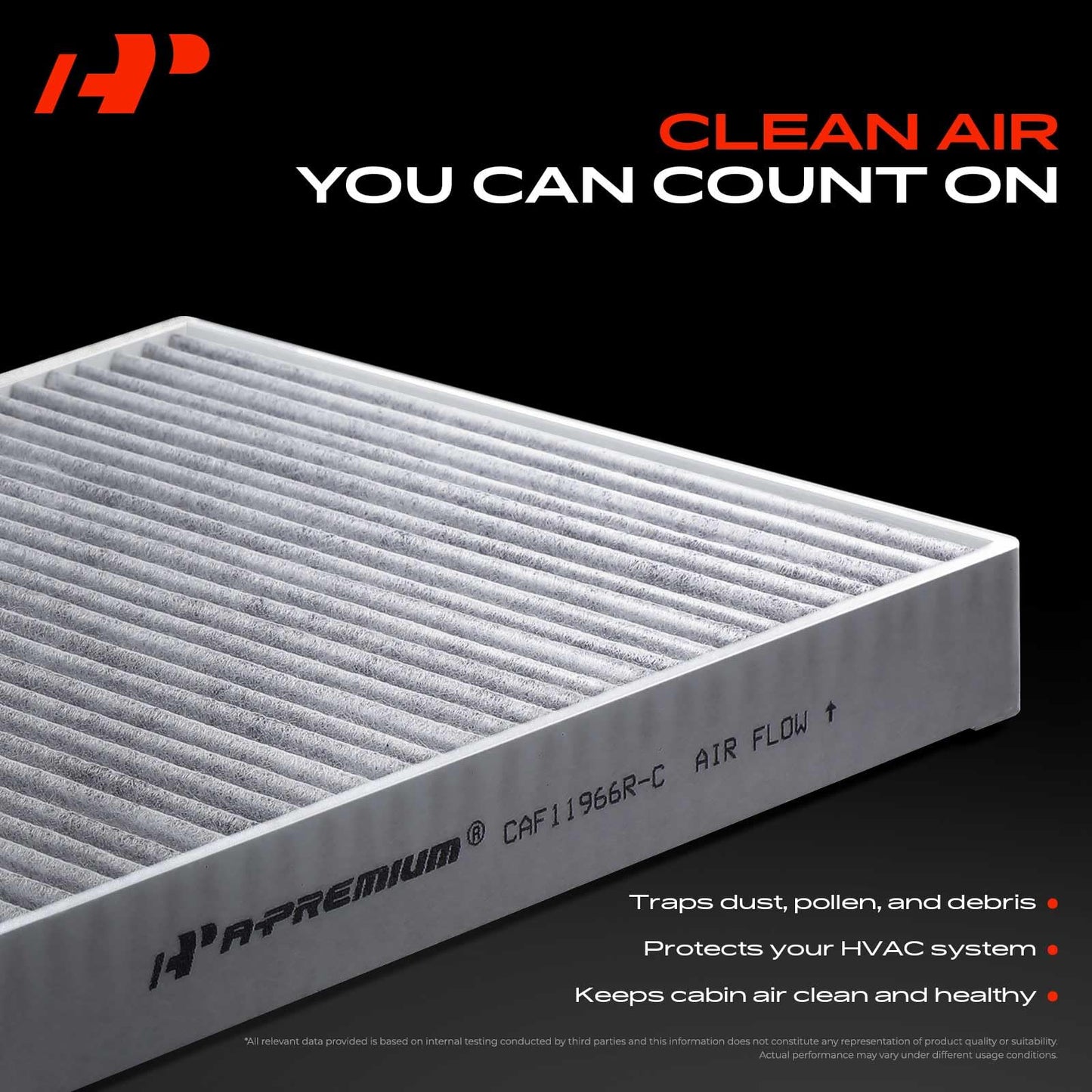 A-Premium Cabin Air Filter w/Activated Carbon - Compatible with Mercedes-Benz Models - C200, C250, C300, CLS350, CLS400, CLS550, E200, E250, E300, E400, E550, GLK250, GLK350, SL450, SL500, AMG GT