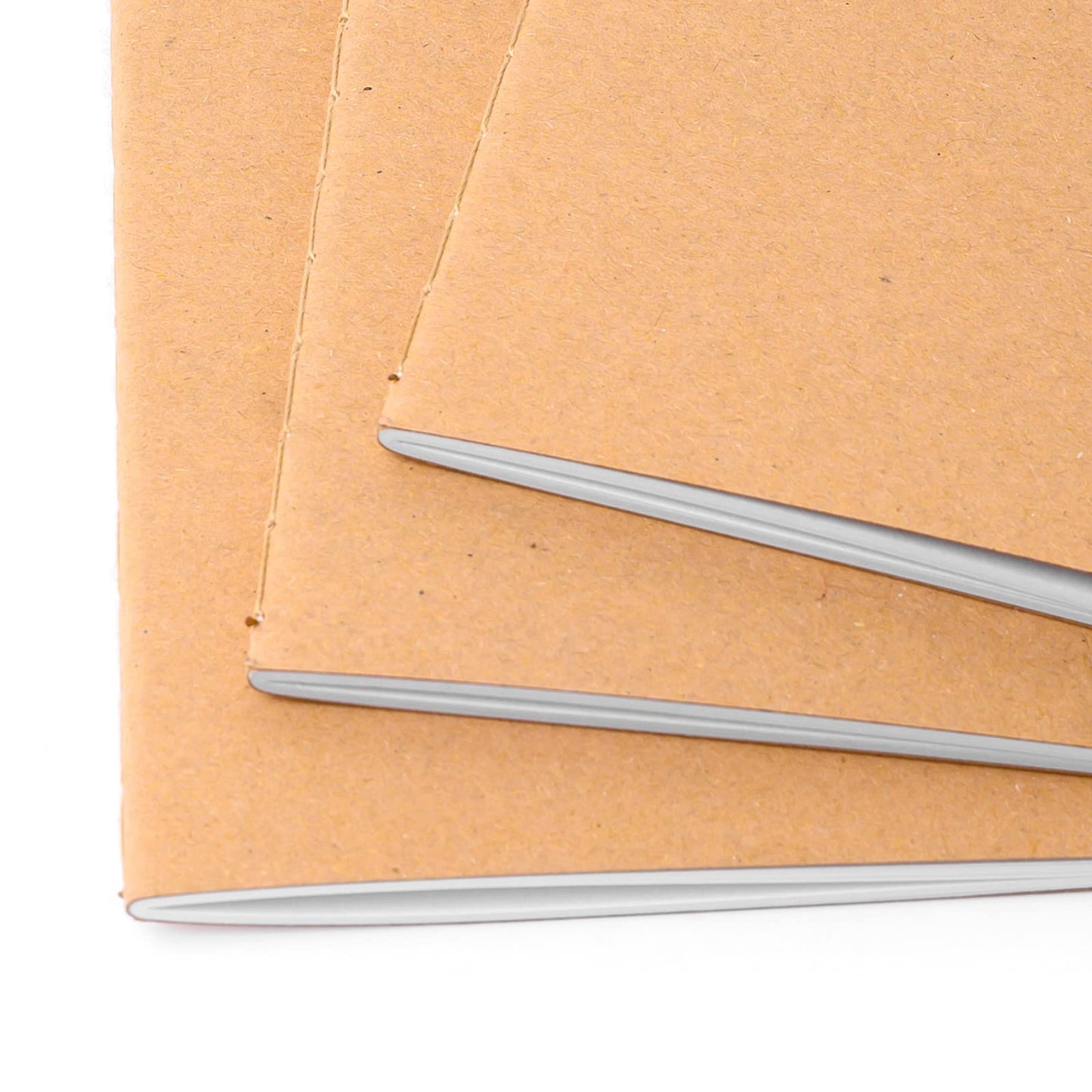 48 Pack 4.25 x 5.5 In Blank Unlined Notebook Bulk Set, Small Kraft Paper Journals with 18 Sheets for Kids, Drawing, Sketchbook, Office Supplies