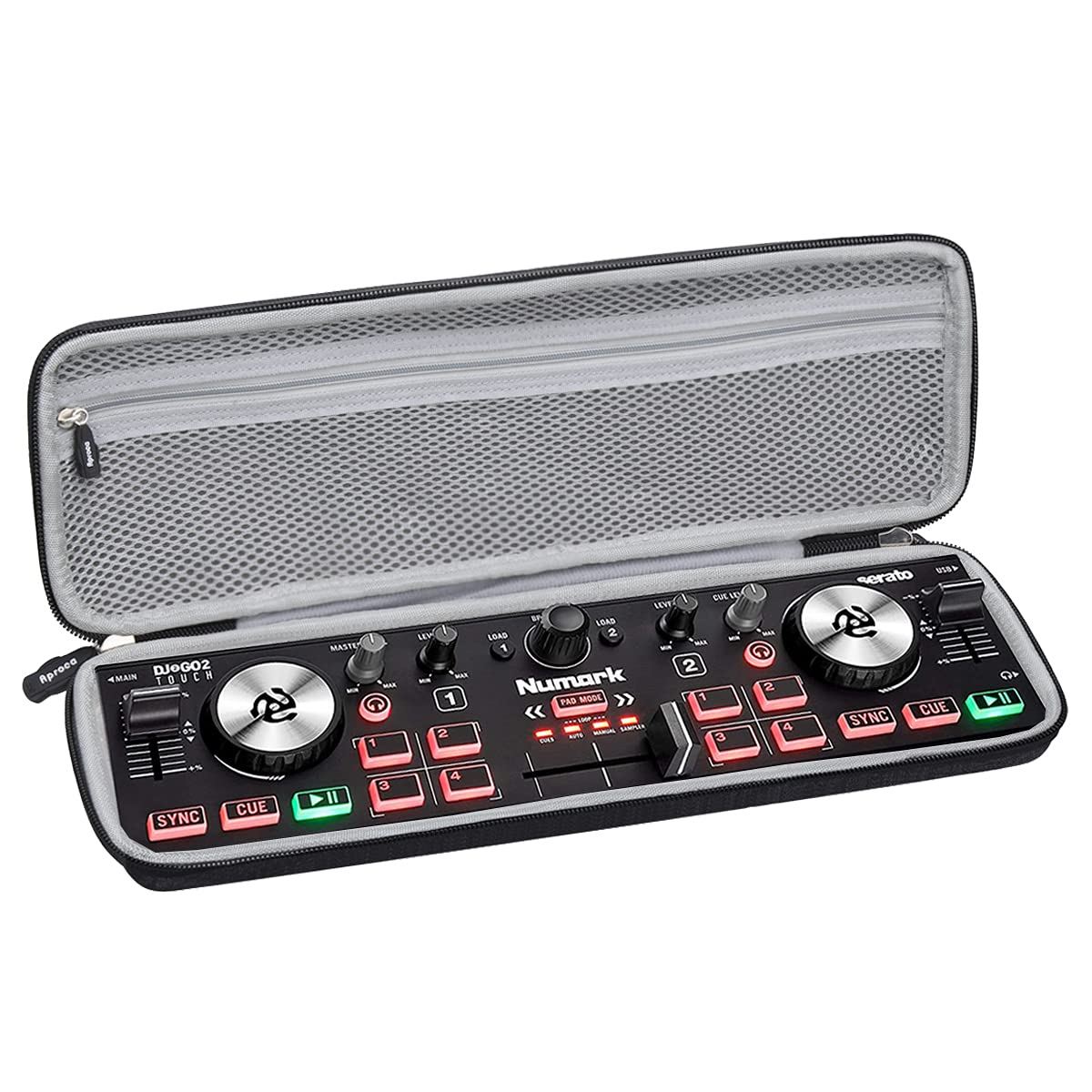 Aproca Hard Carrying Travel Case for Numark DJ2GO2 Pocket DJ Controller