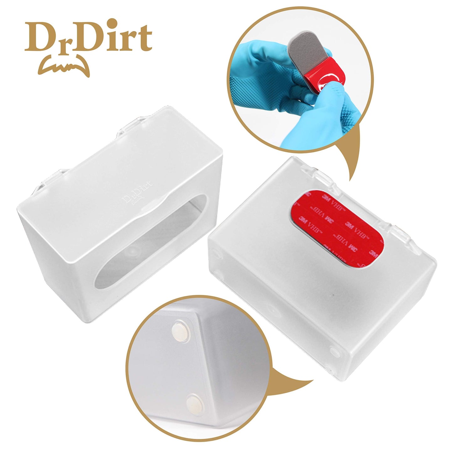 Dr.Dirt Bamboo Facial Tissues 27 Packs 110 tissues per Box with 3 Storage Boxes Soft Eco-Friendly Natural Simple Design