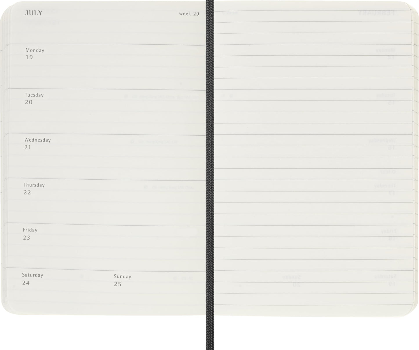 Moleskine Classic 18 Month 2026-2027 Weekly Planner, Soft Cover, Pocket (3.5" x 5.5"), Black, 208 pages