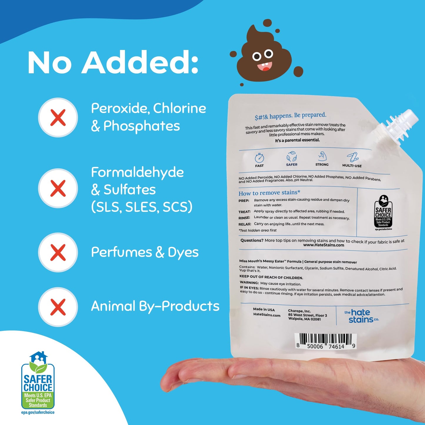 Miss Mouth's Messy Eater Stain Treater - 16oz Refi