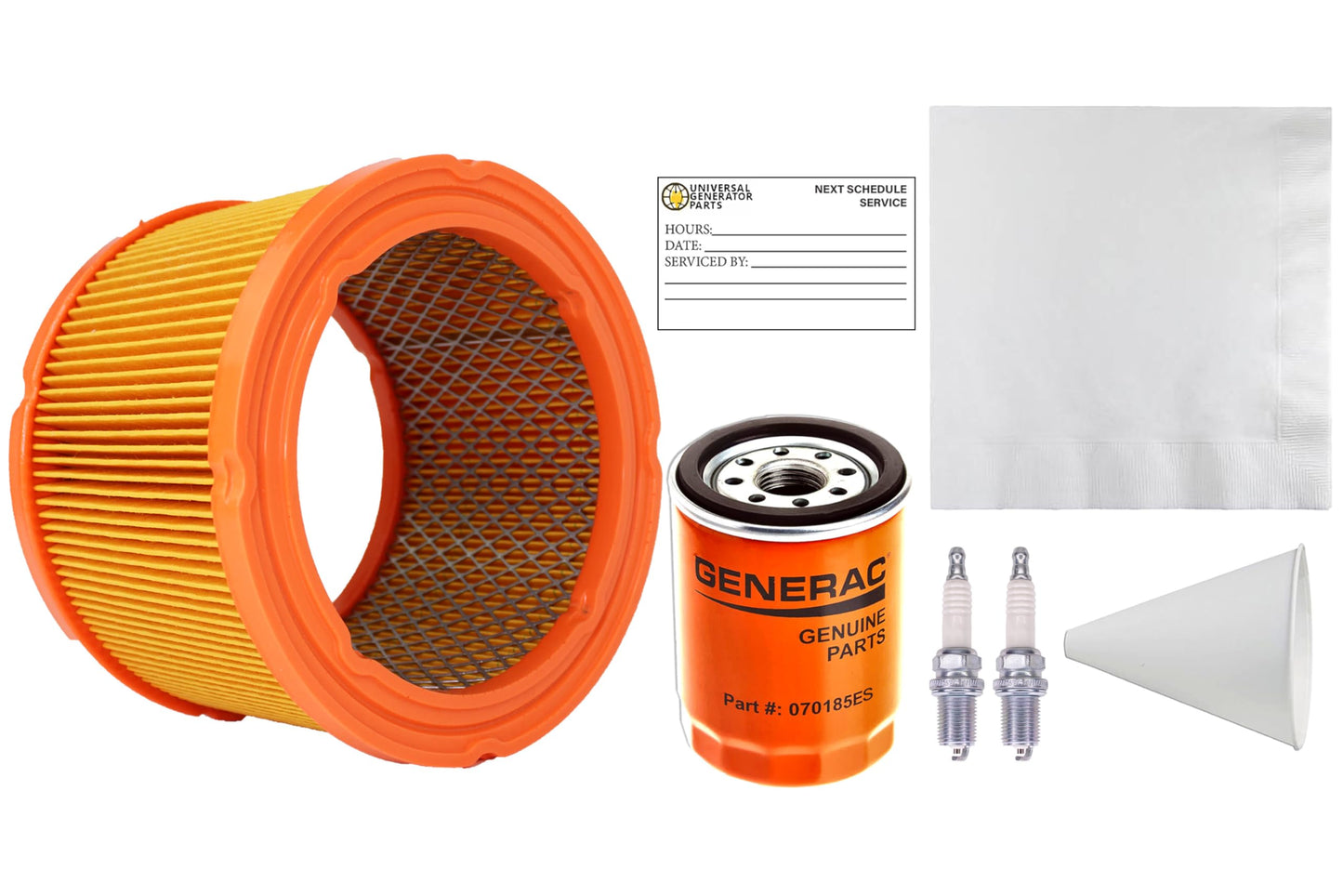 Generac 5665 Air Cooled Home Standby Generator Maintenance Kit, 20kW, 999cc Kit (for HSB Models Prior to 2013)