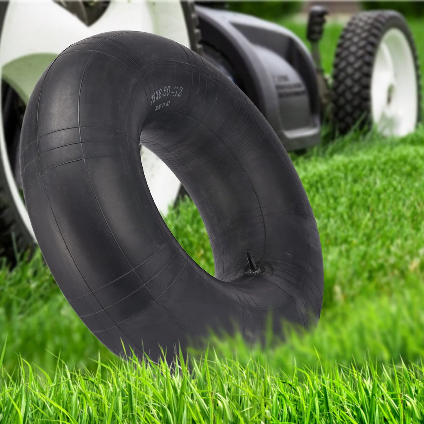 Carkio Replacement Premium 23x10-11 24x10-12 25x10-12 25x8-10 Utility Tire Inner Tubes with TR-6 Straight Valve Stem Compatible with Lawn and Garden ATVs ETC - 1PACK
