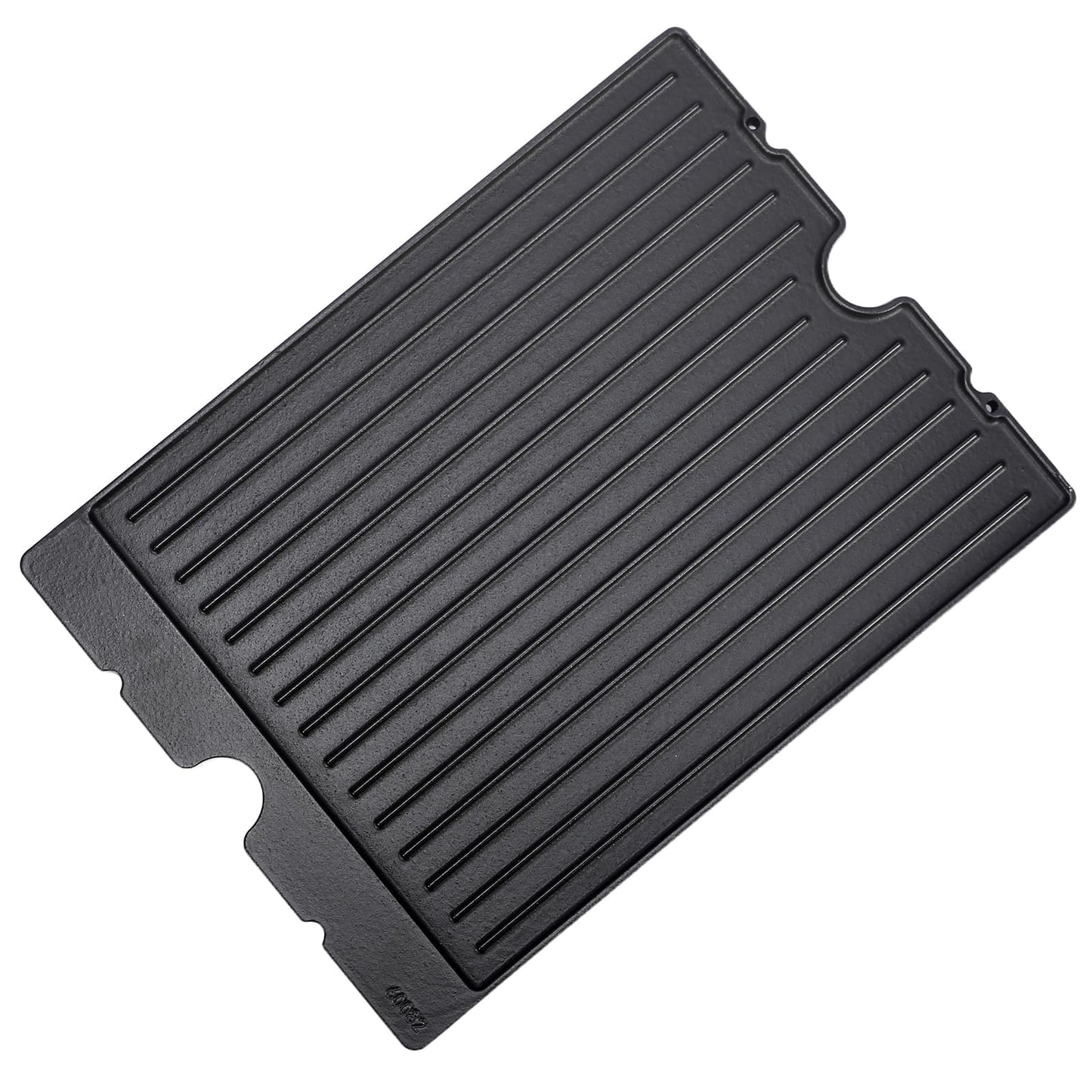 GFTIME 17.3"x12.7" bbq cast iron griddle pan for BroilKing Baron 420/440/490/520/590,Reversible grill griddle for BroilKing Crown 420/440/490,Crown Pellet 400/500,bbq griddle plate for BroilKing 11242