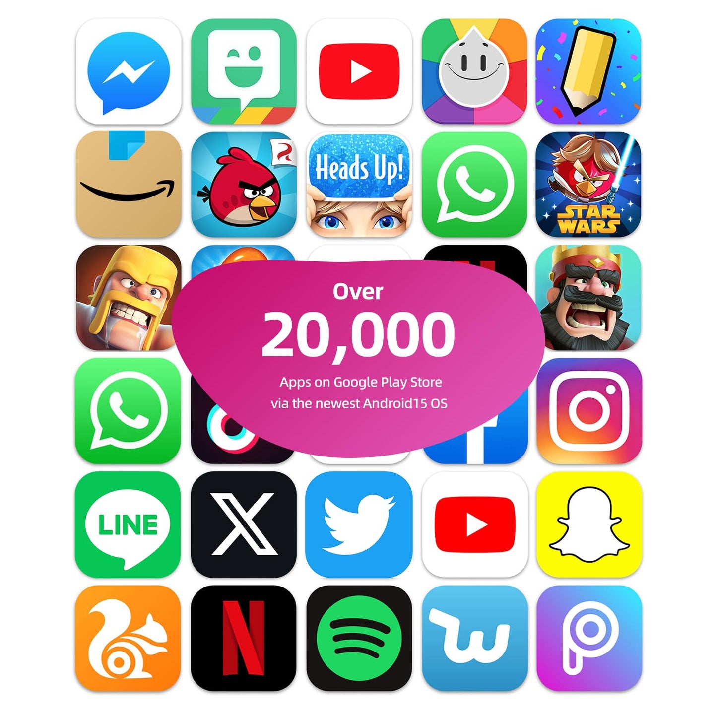 2025 Upgraded Kids Tablet, 10 Inch Android 15 Tablet for Kids with EVA Shockproof, 8-Core, 12(4+8) GB RAM 64GB Storage, Kids Space, Parental Control, WiFi, BT, Plimpton Kids20 (Pink)