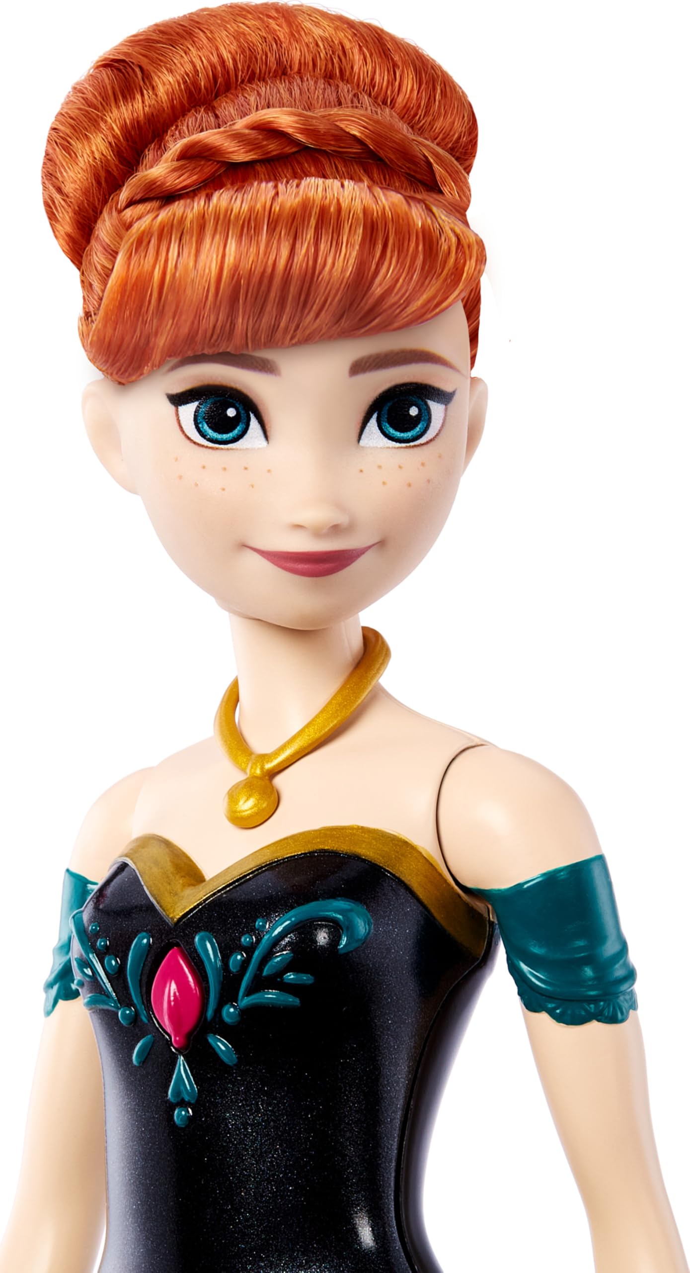 Mattel Disney Frozen Toys, Singing Anna Doll in Signature Clothing, Sings “for The First Time in Forever” from The Disney Movie Frozen, Toys for Kids