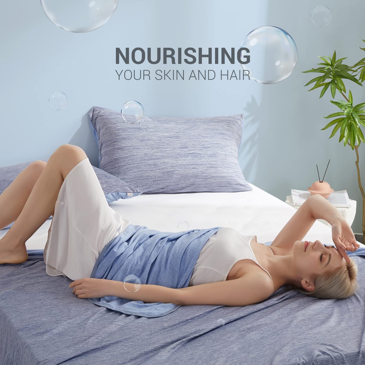 Marchpower Cooling Blanket King, 90" x 108",Latest Arc-Chill Cool-to-Touch Technology Summer Blanket, Light Cool Blanket for Sleeping Hot Sleepers Night Sweats,Q-MAX>0.5 Cold Blanket for Bed