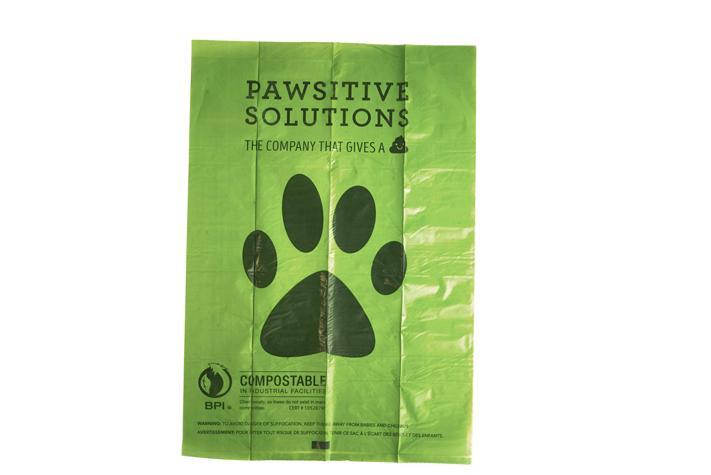 Pawsitive Solutions 6 Pack (720 Bags) Compostable Extra Thick and Strong Unscented Doggy Poop Waste Bags - Easy Open - Eco-Friendly