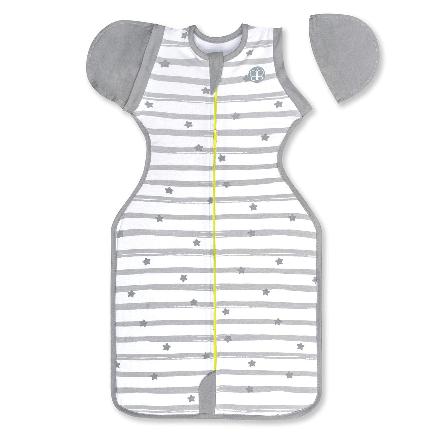 bblüv - Sleëp - Transition Zipper Swaddle Sack with Removable Sleeves -Arms Up Swaddle for Newborns and Infants Medium
