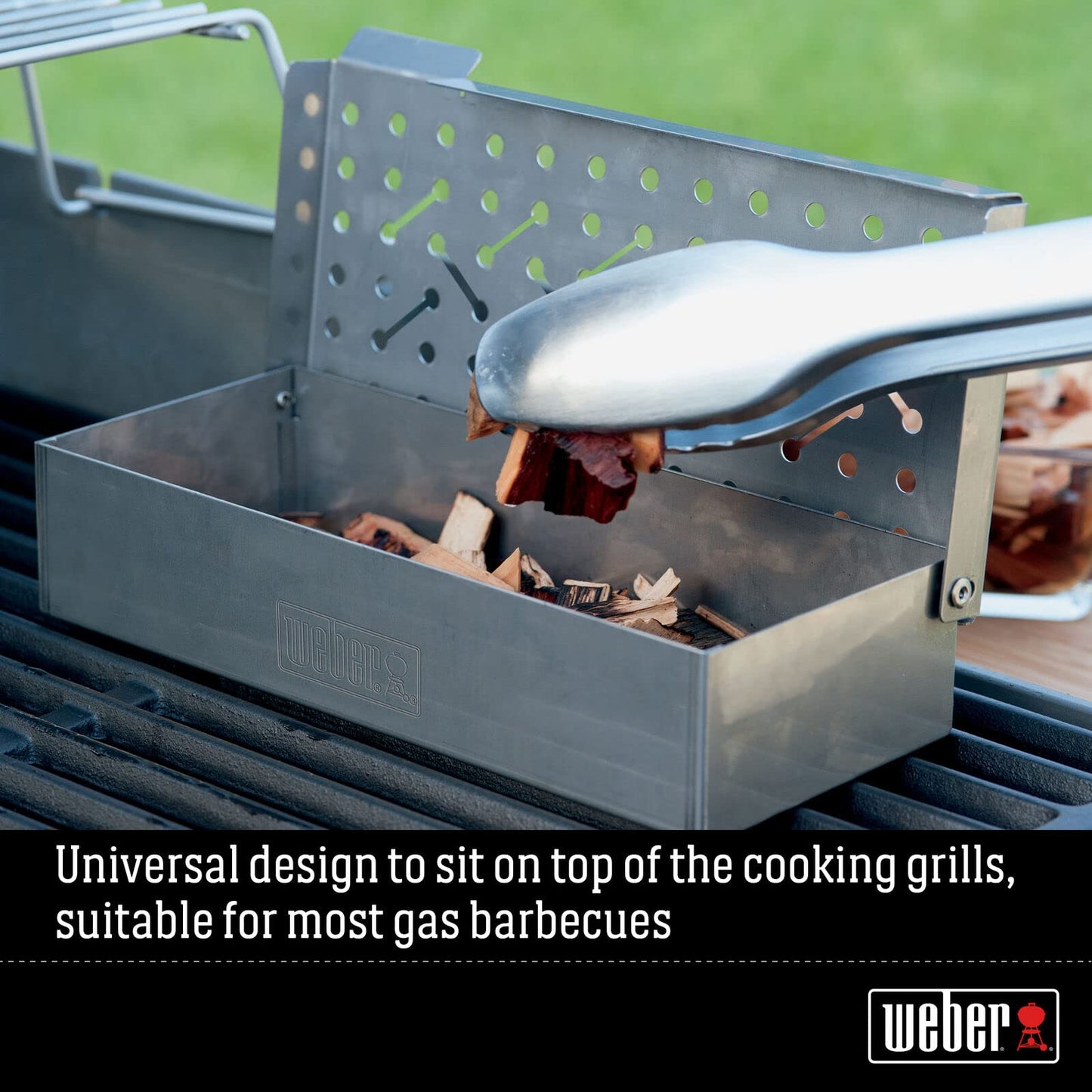 Weber 7576 Universal Stainless Steel Smoker Box