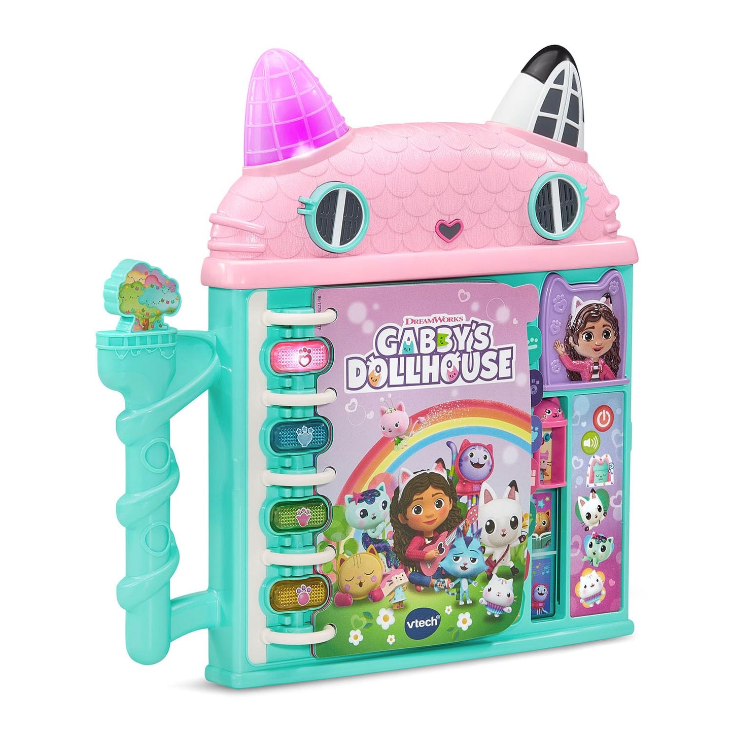 VTech Gabby's Dollhouse Cat-a-Vator Discovery Book (English Version)