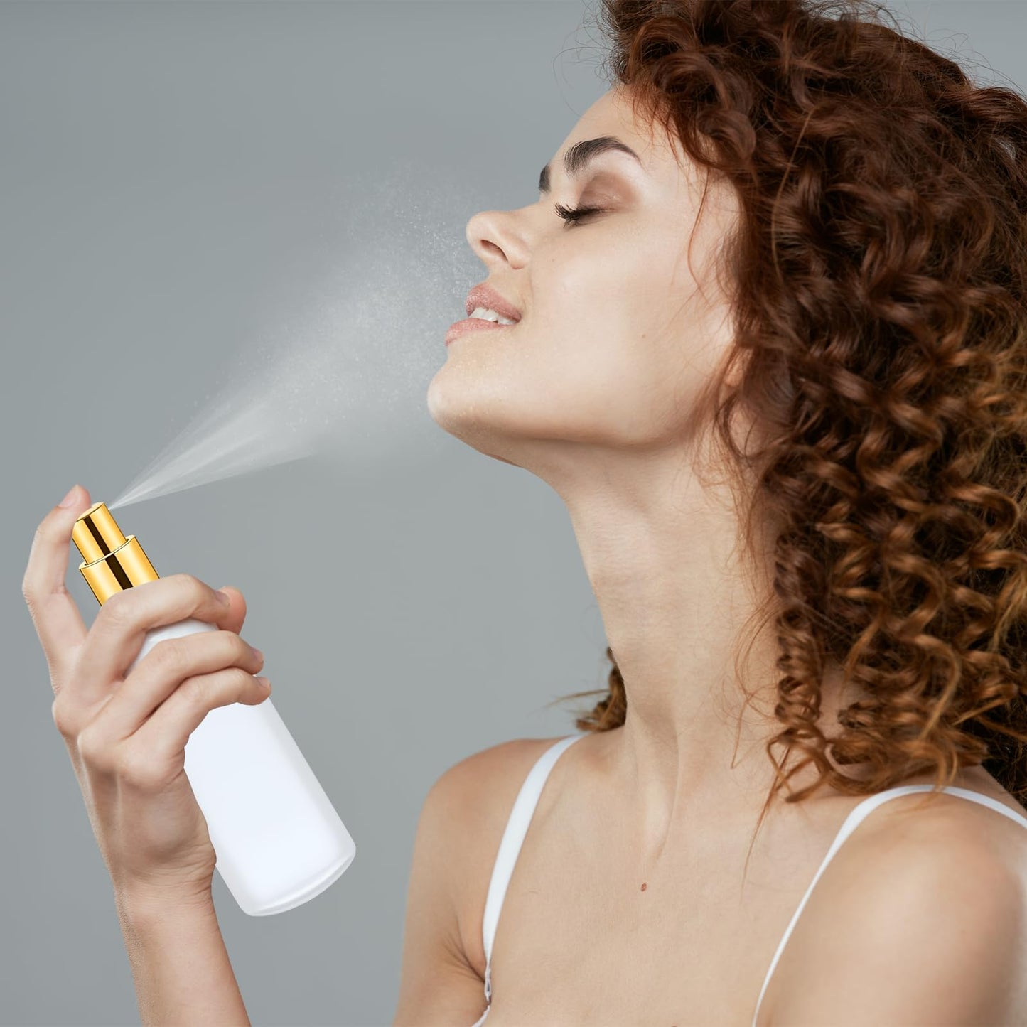 20 Pcs Glass Spray Bottle 3.4 oz Frosted Clear Empty Bottles Small Refillable Reusable Glass Perfume Bottle with Fine Mist Sprayer Pump for Essential Oil Face Body Sprays Travel