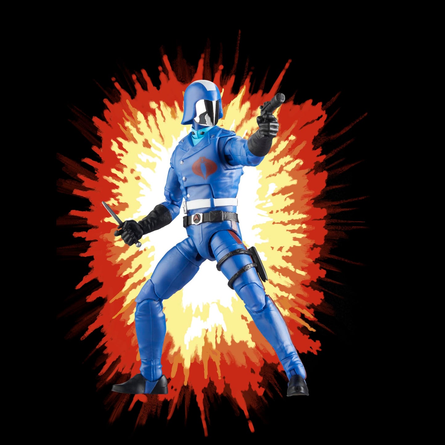 G.I. Joe Classified Series Retro Cardback Cobra Commander, Collectible 6 Inch Action Figure with 8 Accessories
