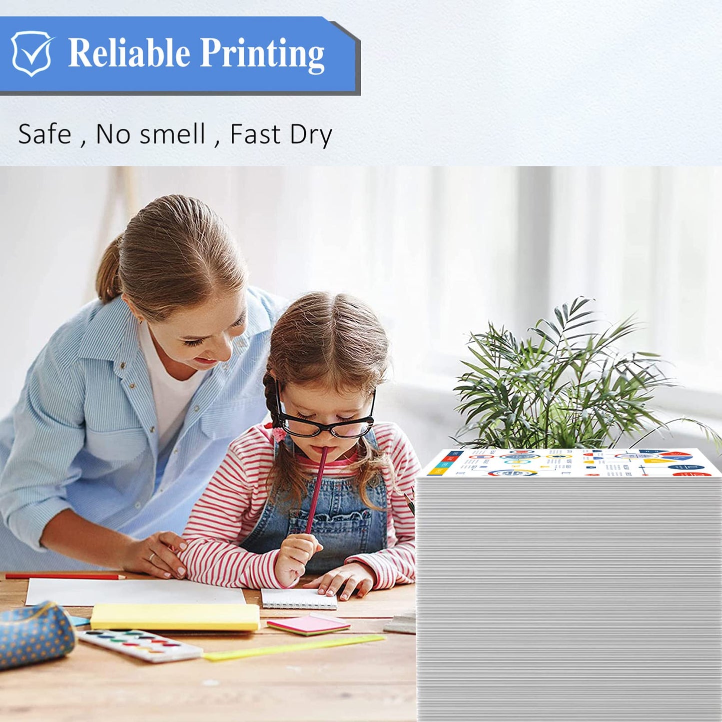 Compatible for HP 31 32XL Ink Bottle Set Compatible with HP Smart Tank 5101 5000 570 7602 6001 7301 7001 Plus 651 551 455 457 450 All-in-One Printer Ink (8-Pack, 2Black 2Cyan 2Magenta 2Yellow)