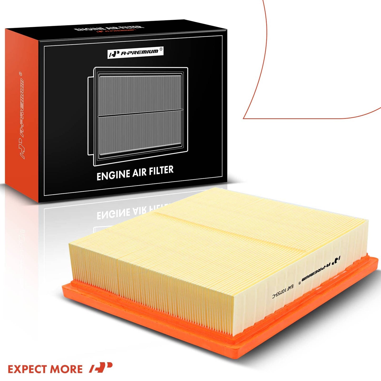 A-Premium 2-PC Engine Air Filter Compatible with Toyota, Dodge, Jeep & Lexus Models - Camry, Highlander, Avalon, Sienna, Durango, Grand Cherokee, ES350, NX300, RX350 - Replace# 17801-0P050