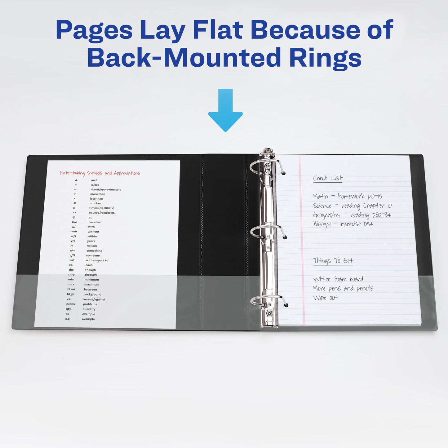 Avery Heavy-Duty View Binder, 2" One Touch Rings, 500-Sheet Capacity Each, DuraHinge, White, Pack of 4 (79790)