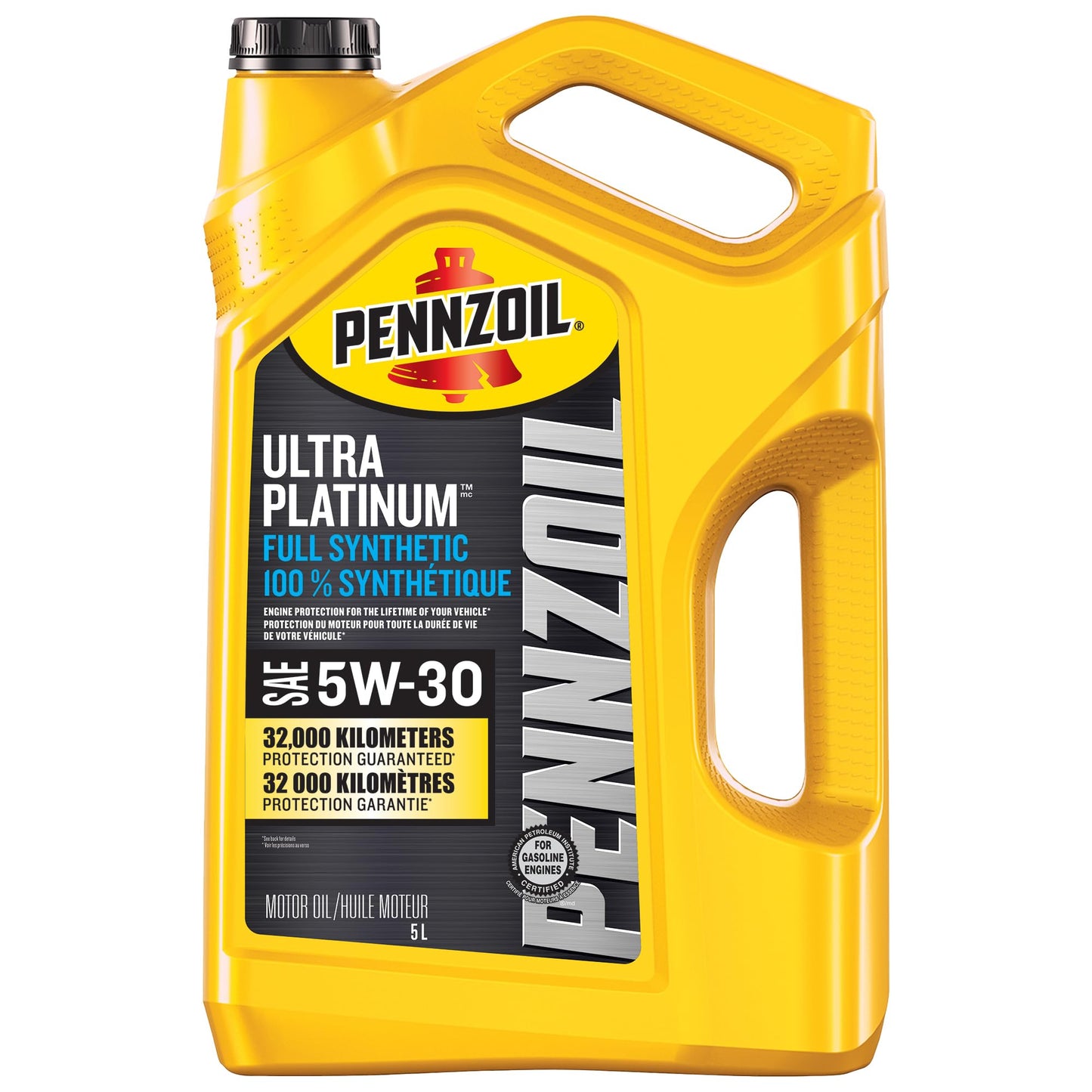 Pennzoil Ultra Platinum Full Synthetic 5W-30 Motor Oil, 5 Litre