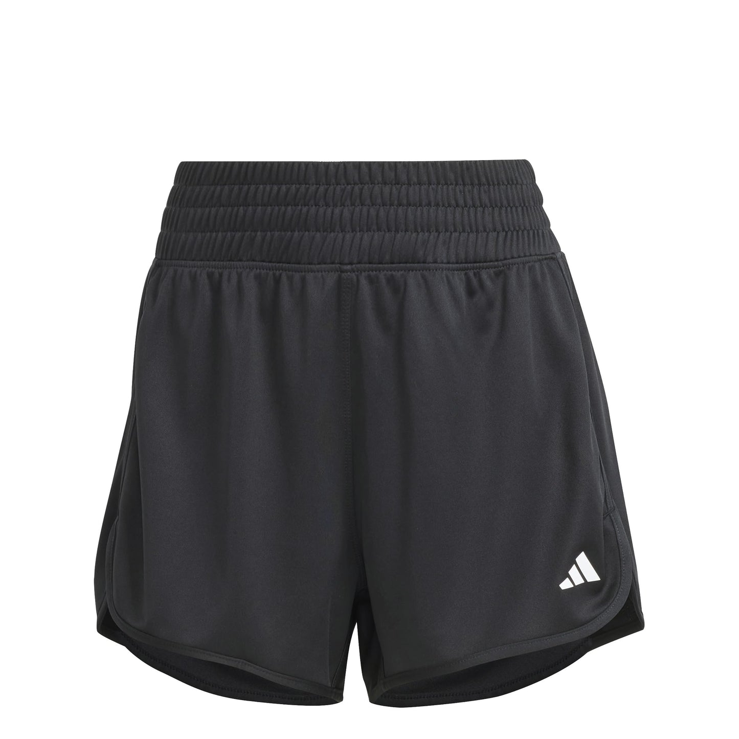 adidas Women's Pacer Essentials Knit High-Rise Shorts, Black, Medium/5" Inseam