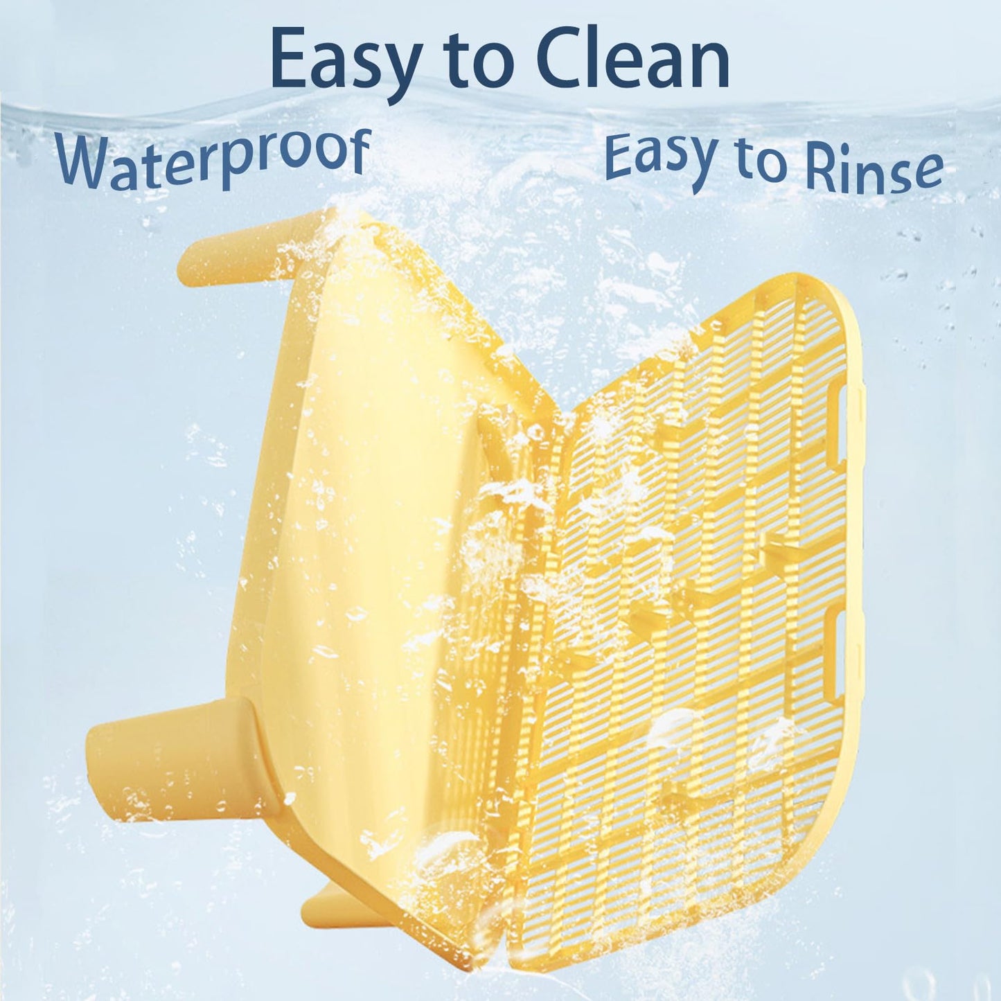 Cat Litter Mat Litter Trapping Mat,Litter Box Mat,Waterproof Cat Mats for Litter Large,Easy Clean,Non-Slip Litter Mat for Cat,Urine-Proof Kitty Litter Catcher Mat,Washable (White, 5.90 inches)