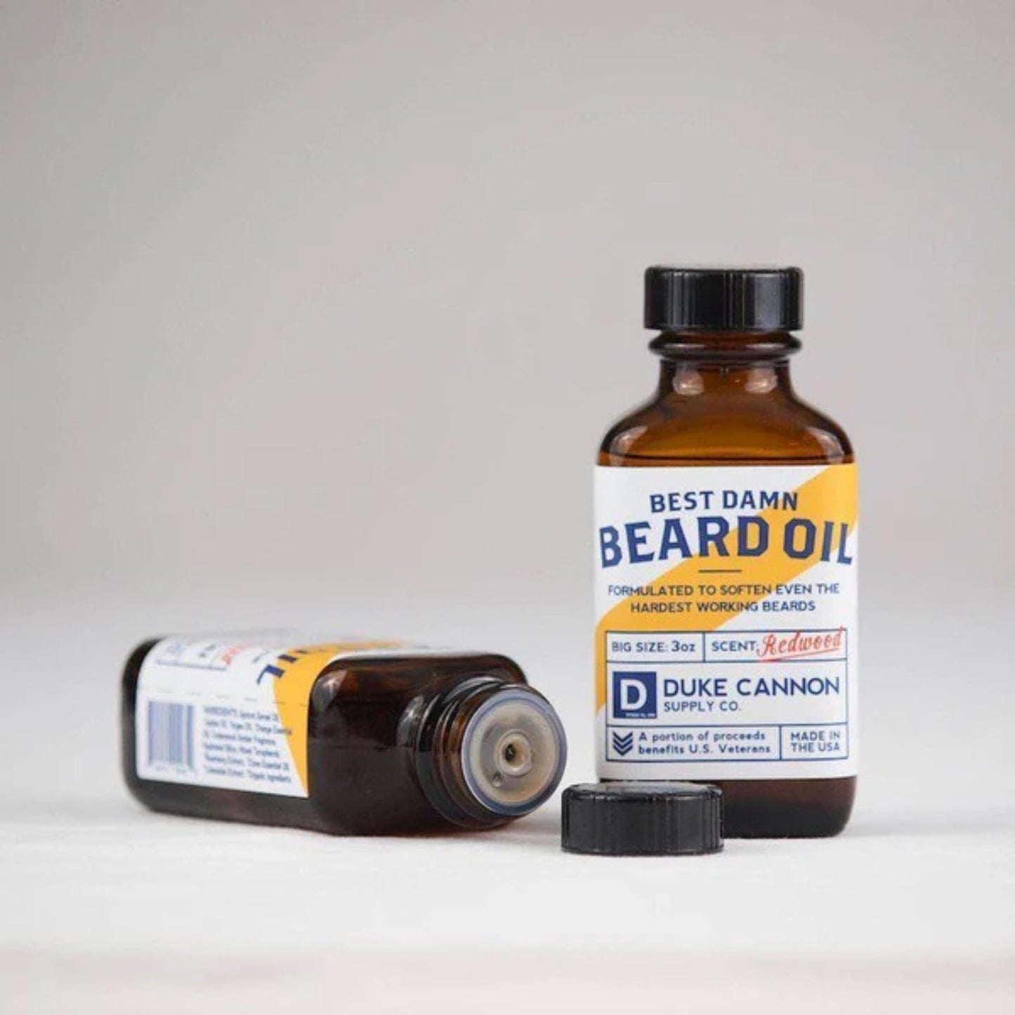 6 Pack Best Damn Beard Oil, Redwood Oil, 3-oz. -BDOIL1