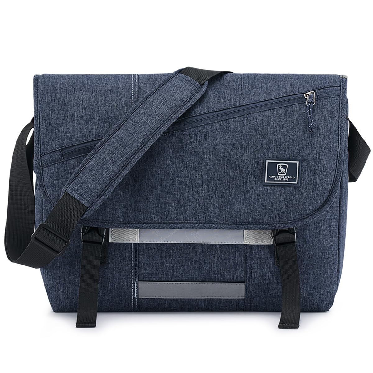 OIWAS Messenger Bag - 15.6 Inch Messenger Bag Men, Satchel Bags For Women, Lightweight Water Resistant Computer Bag, School Book Bag