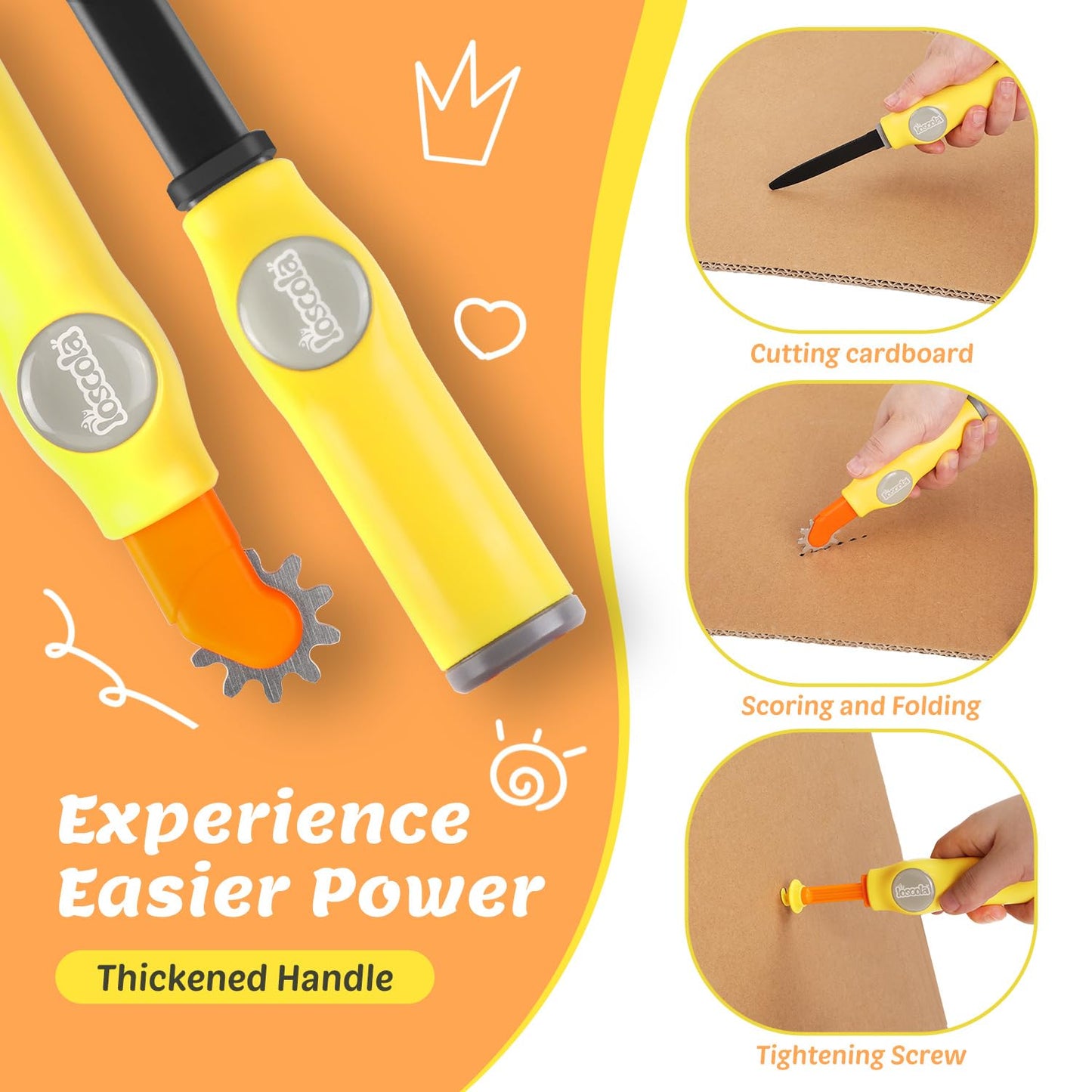 Cardboard Cutter Tools for Kids - 153 Pcs Kids Safe Cardboard Cutter with Saws, Fold-Roller, Cut Resistant Gloves, Tape Measure & More, Construction Toys Kit for 5+ Boys and Girls