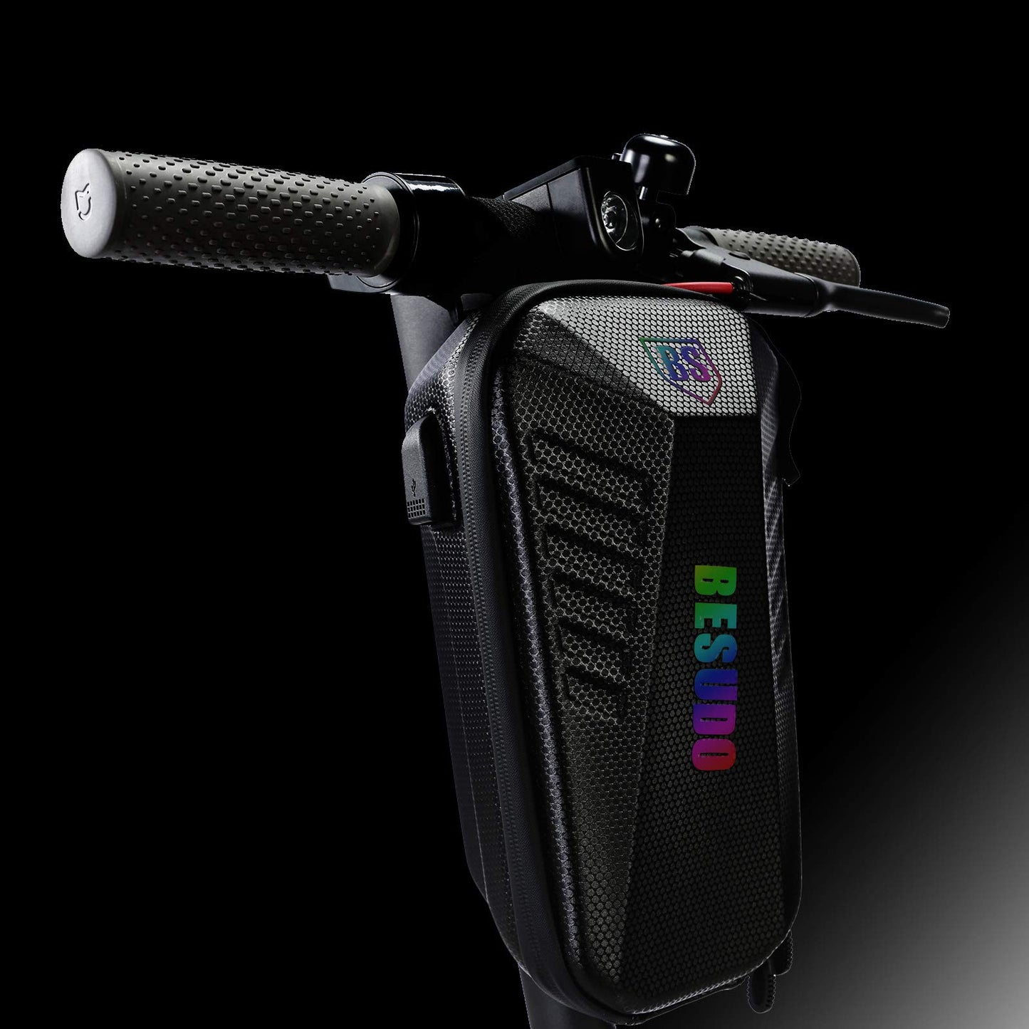 Besudo E Scooter Handlebar Bag - Waterproof 3L Storage Bag for Accessories Such as Lock, Charger - Compatible With Xiaomi MI Mijia M365 Sedway Ninebot