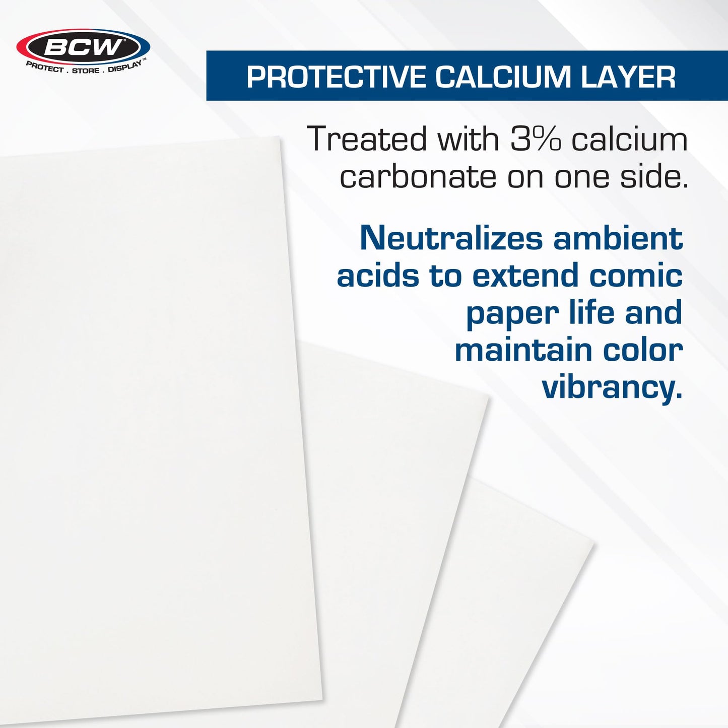 BCW Treasury Backing Boards | Certified Acid-Free, Lab Tested Comic Backing Boards | 10 1/4 x 13 1/2 Inches | 100 Pack | Comic Collection Protection | Comic Book Boards for Treasury Preservation