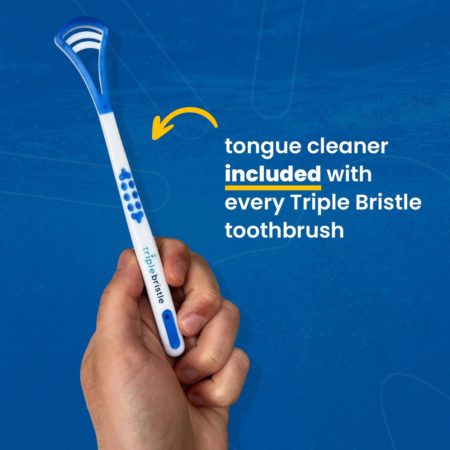 Whiter Teeth & Brighter Smile - Rechargeable 31,000 VPM Tooth Brush is Unique & Patented 3 Brush Head Design - Perfect Angle Bristles Clean Each Tooth