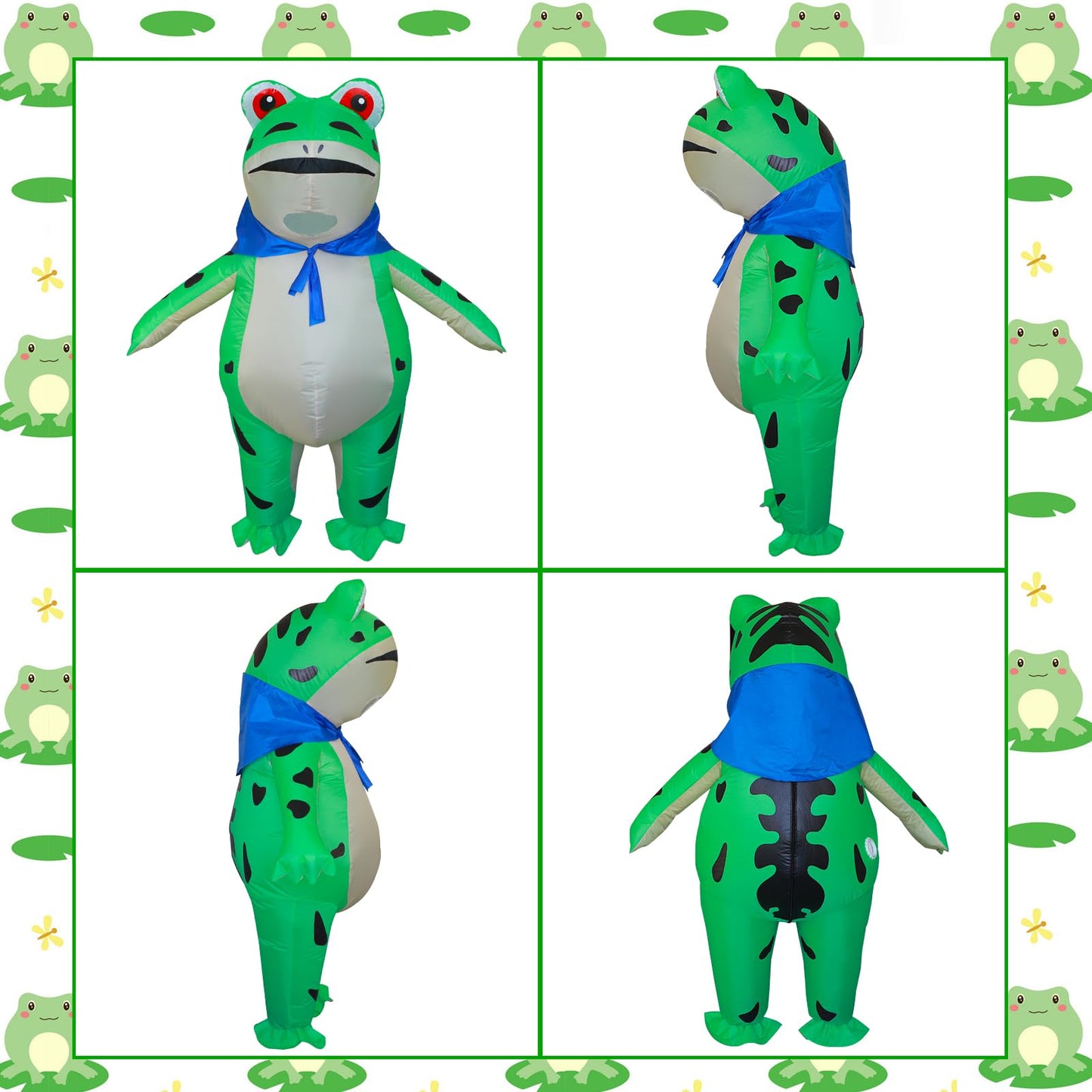 Stegosaurus Inflatable Frog Costume for Kids Halloween Cute Animal Costumes Funny Blow Up Costumes for Boys Girls