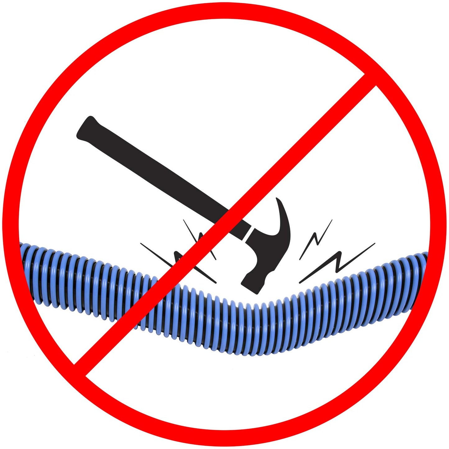 Poolmaster 33430 1-1/2" x 30' In-Ground Vacuum Hose - Classic Collection