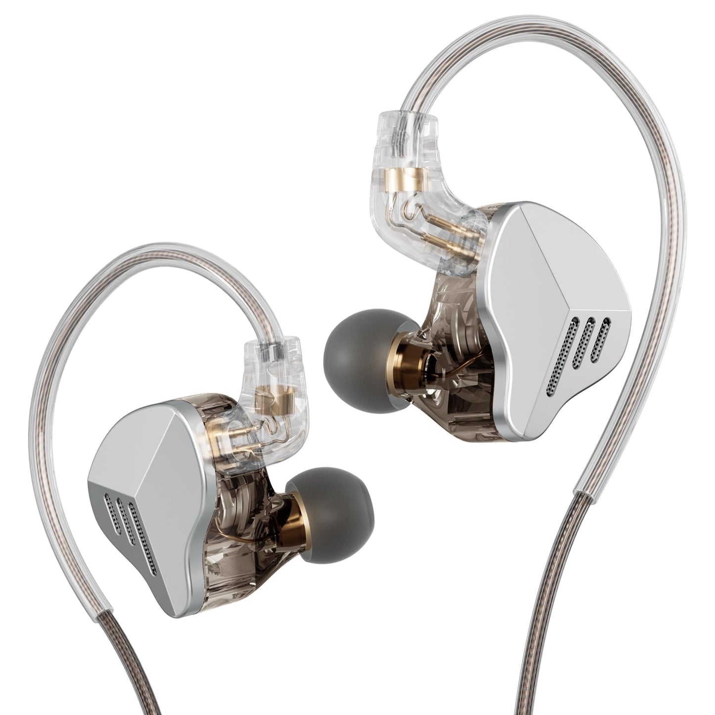 A20PRO In Ear Monitor Headphones, HIFI WALKER 1DD+1BA Hybrid IEM Earbuds with 11mm Driver, Wired Earphones with Detachable Cable, Gaming & Studio Monitor Headphones for Musicians, Singers, Audiophiles