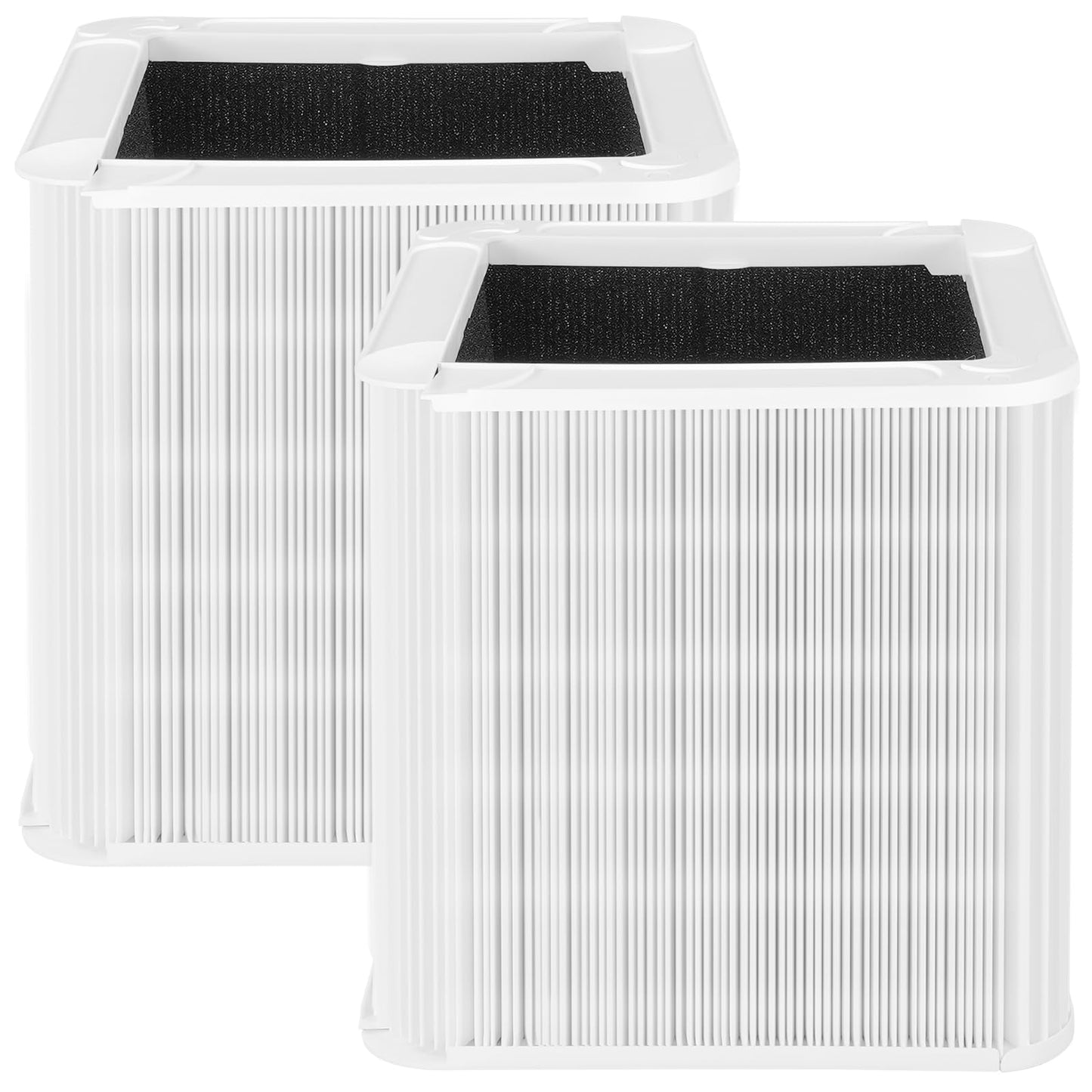 211+ Replacement Filter, Fits Blueair Blue Pure 211+ Air Purifier,Foldable Particle and Activated Carbon Replacement Filter,2 Pack 211+ Filter
