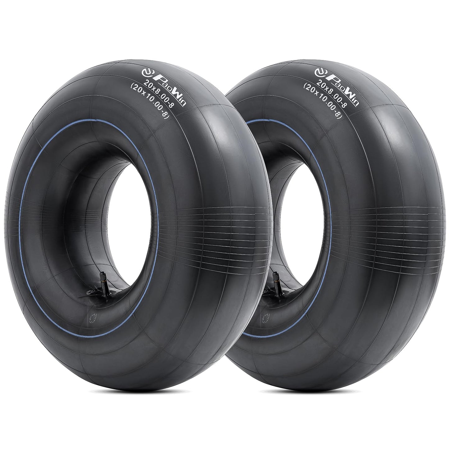 2-PCS 20x8.00-8/20x10.00-8 Replacement Inner Tube with TR13 Straight Valve Stem Compatible with Wheelbarrows, Mowers, Hand Trucks and More 20x8.00-8/20x10.00-8 Tire Tubes