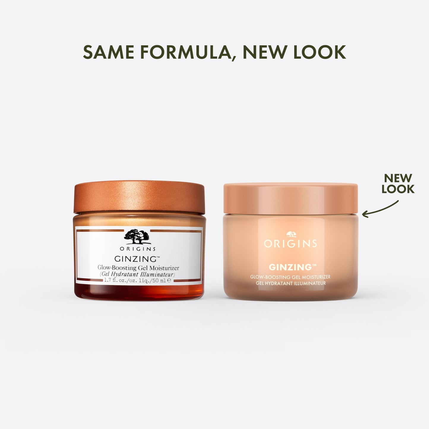 Origins GinZing Glow-Boosting Gel Moisturizer | For a Pearl Glow | With Hyaluronic Acid & Caffeine from Coffee Beans, 50 ml